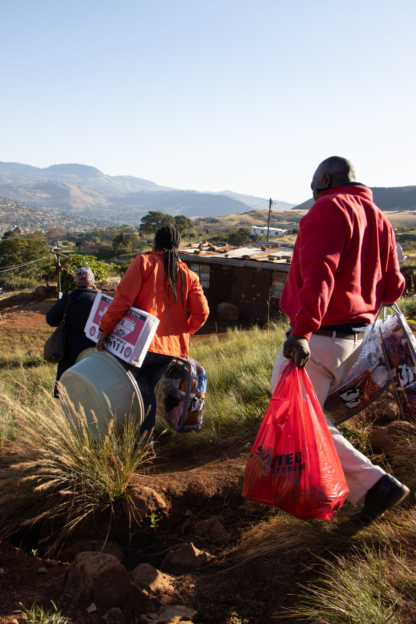 The individuals in this photograph differ from those depicted in the story